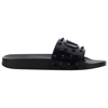 Valentino Vlogo Rubber Slide In Black