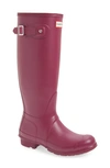 Hunter Original Tall'rain Boot In Violet