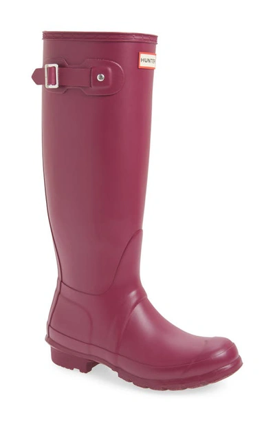 Hunter Original Tall'rain Boot In Violet