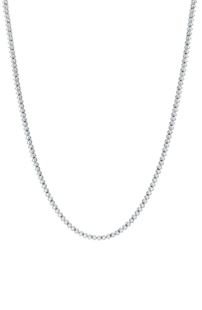 Bony Levy Audrey Diamond Tennis Necklace In 18k White Gold