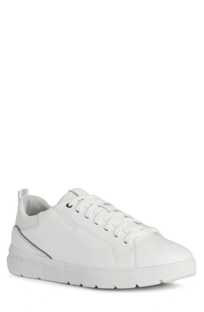 Geox Spherica Low-top Sneakers In White
