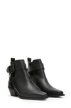 Allsaints Demi Cutout Bootie In Black