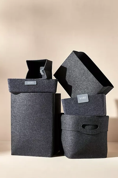 Anthropologie The Flex Bin In Grey