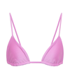 Jade Swim Via Triangle Bikini Top In Lilac Sheen
