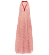 Poupette St Barth Nava Floral Cotton Maxi Dress In Pink Mistral