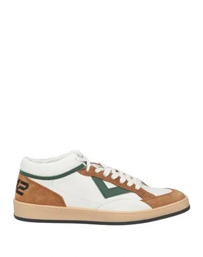 4b12 Man Sneakers Camel Size 10 Leather In Beige
