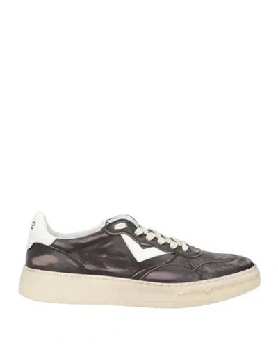 4b12 Man Sneakers Charcoal Size 10 Leather In Grey