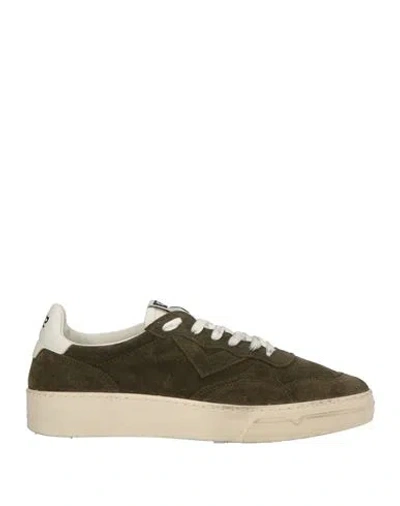 4b12 Man Sneakers Military Green Size 9 Leather
