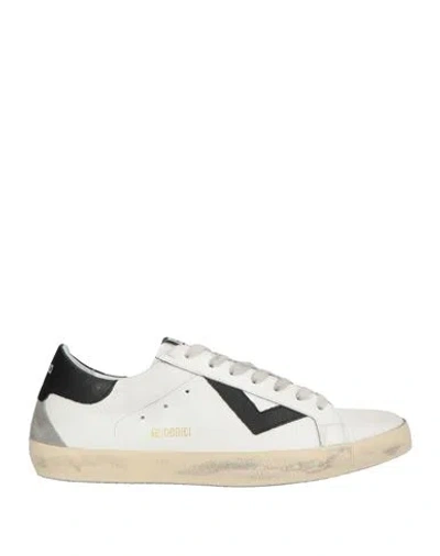 4b12 Man Sneakers White Size 10 Leather In Multi