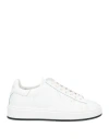 4b12 Man Sneakers White Size 9 Leather In White