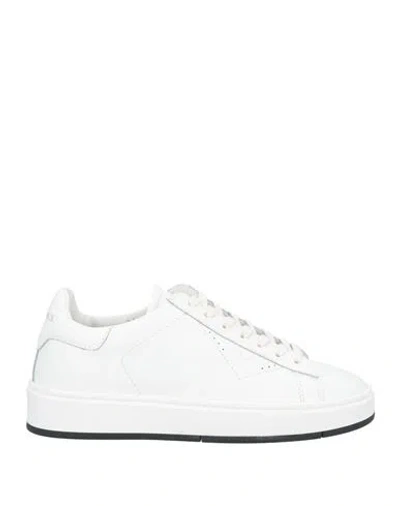4B12 4B12 MAN SNEAKERS WHITE SIZE 9 LEATHER