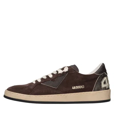 4b12 Sneakers In Marrone Scuri