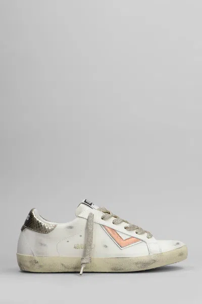 4b12 Suprime Sneakers In White