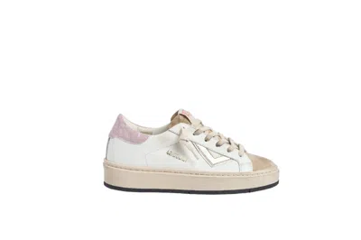4B12 4B12 WHITE LEATHER EVO SNEAKERS