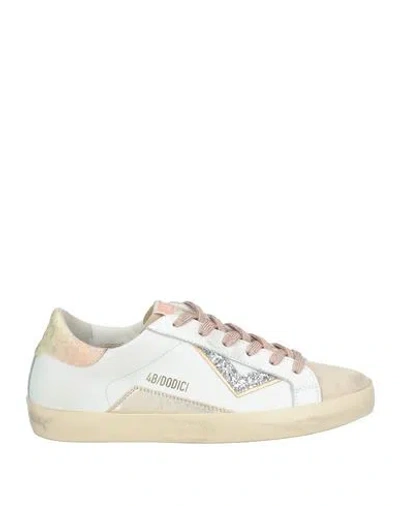 4b12 Woman Sneakers Beige Size 7 Leather