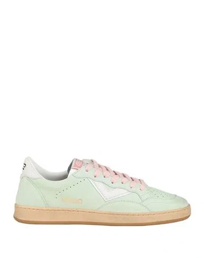 4b12 Woman Sneakers Light Green Size 8 Leather