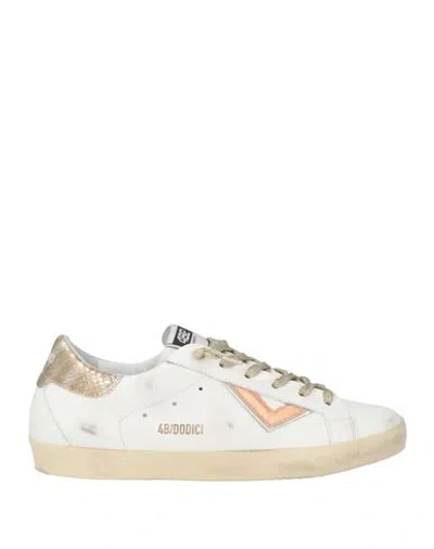 4b12 Woman Sneakers Off White Size 9 Leather