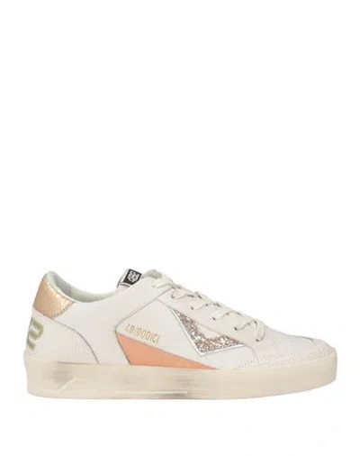 4b12 Woman Sneakers Off White Size 9 Leather In Multi