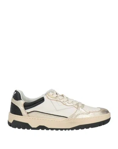4b12 Woman Sneakers Platinum Size 9 Leather In Multi