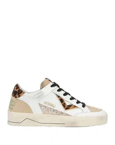 4b12 Woman Sneakers White Size 8 Leather