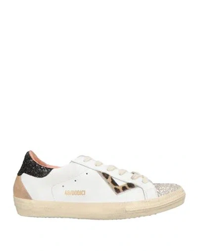 4b12 Woman Sneakers White Size 8 Leather
