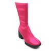 4CCCCEES BLOFFO HALF BOOTS IN FUSHIA