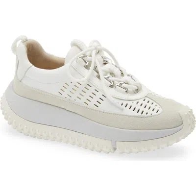 4ccccees Kapok Pinto Platform Sneaker In White