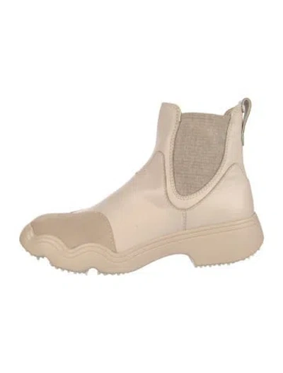 Pre-owned 4ccccees Leather Chelsea Boots In Neutrals