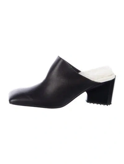 Pre-owned 4ccccees Leather Mules In Blue