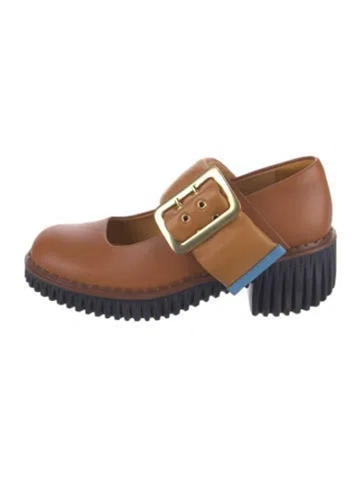 Pre-owned 4ccccees Leather Pumps In Brown