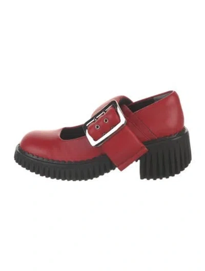 Pre-owned 4ccccees Leather Pumps In Red