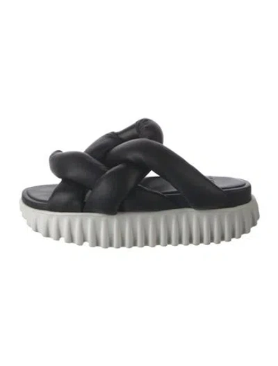 Pre-owned 4ccccees Leather Slides In Multicolor