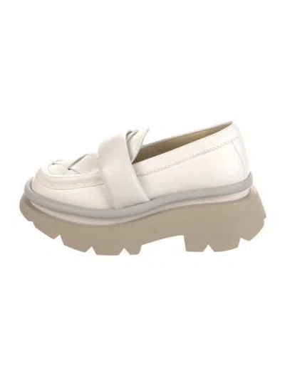 Pre-owned 4ccccees Leather Sneakers In Neutral