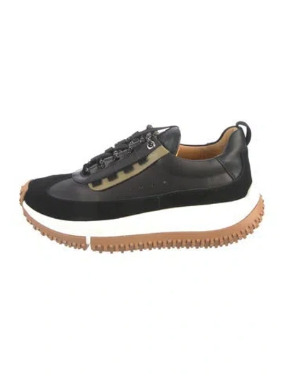 Pre-owned 4ccccees Leather Sneakers W/ Tags In Black
