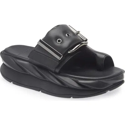 4ccccees Mellow Glow Platform Sandal In Black