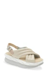 4ccccees Mellow Mana Platform Slingback Sandal In White