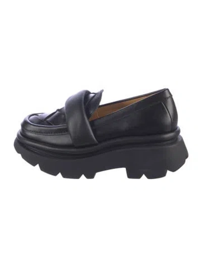 Pre-owned 4ccccees Patent Leather Loafers In Blue