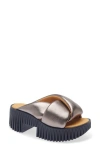 4ccccees Plia Anda Platform Sandal In Silver