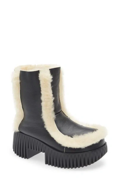 4CCCCEES 4CCCCEES PLIA FERO GENUINE SHEARLING PLATFORM BOOTIE