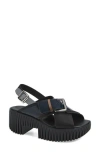 4ccccees Plia Juno Platform Slingback Sandal In Black