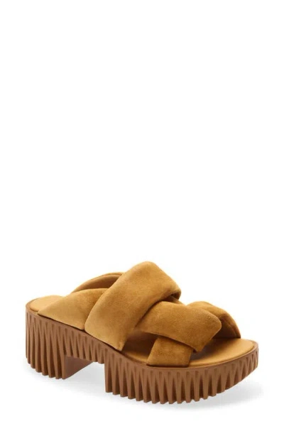 4ccccees Plia Semo Platform Sandal In Brown