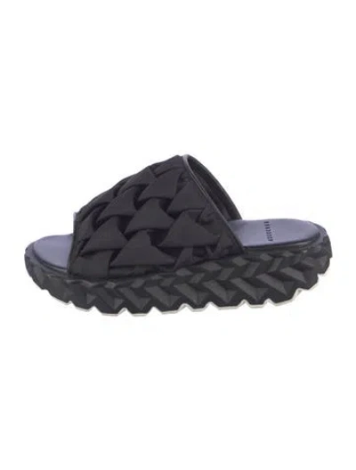 Pre-owned 4ccccees Slides In Black