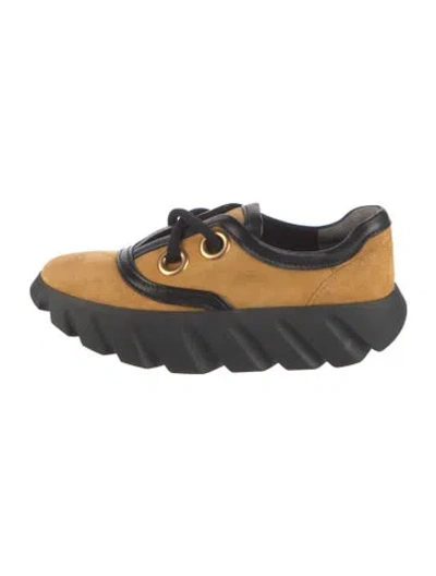 Pre-owned 4ccccees Suede Colorblock Pattern Sneakers In Multi
