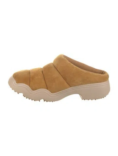 Pre-owned 4ccccees Suede Mules In Neutrals