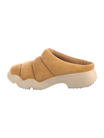 Pre-owned 4ccccees Suede Mules In Neutrals