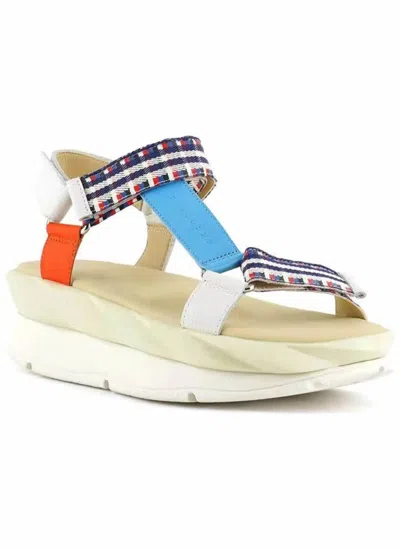 4ccccees Women Mellow Elan Sandal In White/multi