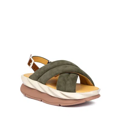 4ccccees Women's Mellow Me Sandal In Moss In Pink