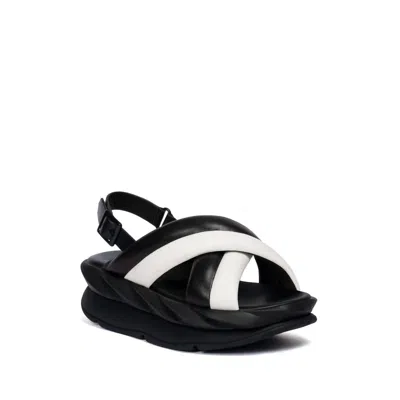4ccccees Women's Mellow Mela Cross-strap Sandal In Zebra In Black