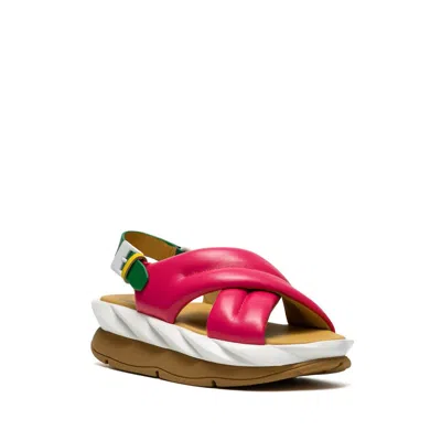 4ccccees Women's Mellow Moa Sandal In Fushia In Multi