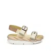 4ccccees Women's Mellow Vita Sandals In Cream In Multi